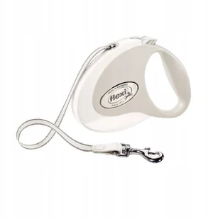 Flexi Smycz Style Tape dla psa rozm Medium kolor biały - Smycze dla psów - miniaturka - grafika 5