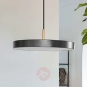 Lampy sufitowe - UMAGE Futurystyczna lampa wisząca LED Asteria, antracyt - miniaturka - grafika 1