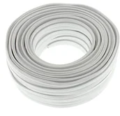 Kable - Seki Kabel głośnikowy płaski 25 m  2 X 2,5 mm CCA  płaski kabel audio 2,2 MM - miniaturka - grafika 1