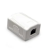 Gniazdka elektryczne - Gembird Gniazdo sieciowe CAT5E FTP single port NCAC-1F5E-01 - miniaturka - grafika 1