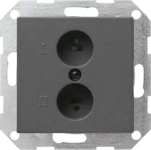 Gira 011 01136600 Stereofoniczne głośnikowe Gniazdo wtykowe System 55 (kolo - Gniazdka elektryczne - miniaturka - grafika 2