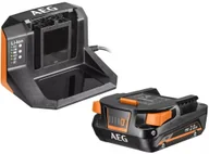 Akumulatory do elektronarzędzi - AEG Powertools Akumulator 2 Ah z ładowarką PowerTools SET L1820S 4935472275 - miniaturka - grafika 1