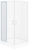 Kabiny prysznicowe - Deante Szyba stała szron do kabiny kwadratowej FUNKIA 80 cm - miniaturka - grafika 1