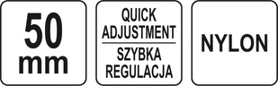 Yato ŚCISK TYP C NYLONOWY 50 MM - Imadła i ściski - miniaturka - grafika 3