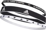 Czapki i chusty sportowe damskie - Adidas Headband 3 Pack Men, czarny/biały 2021 Czapki, daszki do biegania GM4529-095A-OSFM - miniaturka - grafika 1