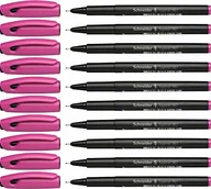 Cienkopisy - Schneider 196709 Topliner 967 cienkopisy opakowanie 10 szt. różowe 196709 - miniaturka - grafika 1