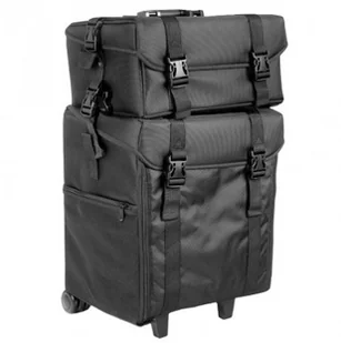 KUFEREK MATERIAŁOWY LOOK 501BT CZARNY 122988 - Kosmetyczki, organizery i kuferki - miniaturka - grafika 2