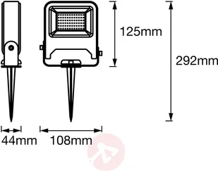 LEDVANCE Endura Garden Flood 10W reflektor LED - Lampy ogrodowe - miniaturka - grafika 5