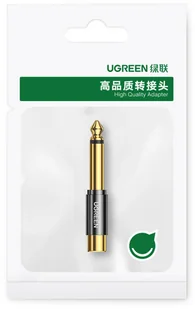Ugreen Ugreen przejściówka adapter jack 6,35 mm (męski) na RCA (żeński) złoty (AV169) hurtel-81872-0 - Adaptery i przejściówki - miniaturka - grafika 5