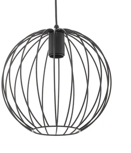 Euluna Lampa wisząca Cumera z klatkowym kloszem,  30 cm - Lampy sufitowe - miniaturka - grafika 4