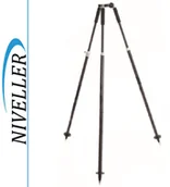 Sprzęt geodezyjny - NIVELLER Tripod z włókna węglowego do tyczki z regulacją wysokości 110cm 180cm Niveller 245N35005 - miniaturka - grafika 1