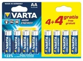 Ładowarki i akumulatory - Varta BATERIE ALKALICZNE 8xAAA 1,5V-2950mAh - miniaturka - grafika 1