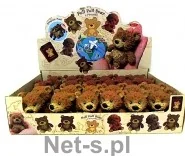 Maskotki i pluszaki - HIPO Miś z groszkiem 7cm - miniaturka - grafika 1