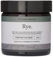Maseczki do twarzy - THE BRIGHTON BEARD THE BRIGHTON BEARD Rye Clay Mask Oczyszczająca maska do twarzy 120ml - miniaturka - grafika 1