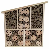 Akcesoria dla ptaków - Dehner Natura domek dla owadów Osmia, ok. 32 x 9 x 30 cm, drewno sosnowe, drewno jodłowe/bambus/sklejka, naturalne - miniaturka - grafika 1