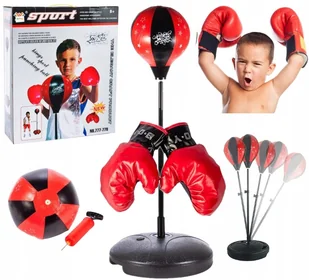 Zestaw Bokserski Gruszka Worek Rękawice Dla Dzieci - Worki treningowe - miniaturka - grafika 3