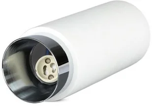 v-tac Oprawa V-TAC GIPS BETON GU10 Natynkowa Biały/Chrom Mat VT-865 - Oprawy, klosze i abażury - miniaturka - grafika 2