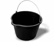 Inne artykuły do sprzątania - Wiadro Budowlane Plastikowe Lejkiem 12 Litrów - miniaturka - grafika 1