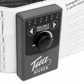 Pasy odchudzające - Pas odchudzający masażer elektrostymulator Silver - miniaturka - grafika 1