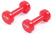Hantle i ciężarki - Profit Hantle winylowe PROfit 2x1 kg czerwone - miniaturka - grafika 1