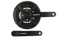 SHIMANO Korba aluminiowa, czarna, 42x34x24 mm - Części rowerowe - miniaturka - grafika 3
