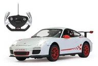 Zabawki zdalnie sterowane - Jamara Porsche GT3 1:14 white - miniaturka - grafika 1