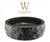 Umywalki - Wiesbaden Umywalka nablatowa z kamienia młotkowanego B-STONE 40 cm RĘCZNIE WYKONANY 39.3517 - miniaturka - grafika 1