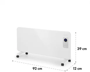 Klarstein Klarstein Hot Spot CV20 Grzejnik konwektorowy 2000 W IP24 pilot zdalnego sterowania kolor biały HTR2-Hot Spot CV20WH - Ogrzewanie przenośne - miniaturka - grafika 8