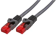 Kable miedziane - BIGtec przewód sieciowy Ethernet Gigabit (2 x RJ45, cat. 5e, kabel krosowy UTP, 1000 Mbit/s, odpowiedni do połączeń Switch, DSL, routerów, modemów, WAP), czarny BBig548 - miniaturka - grafika 1