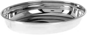 Tace i patery - EH Excellent Houseware Półmisek OWALNY talerz stalowy głęboki taca 19x14 cm 120230 - miniaturka - grafika 1