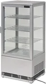 Szafy i witryny chłodnicze - Yato Yato Witryna chłodnicza 78 l srebrna YG-05057 - miniaturka - grafika 1