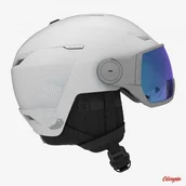 Kaski narciarskie - Salomon ICON LT VISOR White 2020/2021 L41199700 - miniaturka - grafika 1