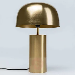 KARE Loungy Gold lampa stołowa złota - Lampy stojące - miniaturka - grafika 2