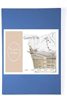 Prześcieradła - Comptoir du Linge comptoir du Linge prześcieradło z gumką bawełna odcień verwaschenes Niebieski, 140x190 cm ddh191419 - miniaturka - grafika 1