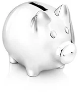 Skarbonki - SKARBONKA Świnka 10 x 7 x 8 cm posrebrzane 6305600 - miniaturka - grafika 1