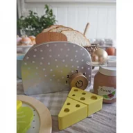 Zabawki AGD - JaBaDaBaDo Drewniany Zestaw Śniadaniowy z Tosterem - miniaturka - grafika 1