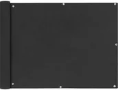 Parawany - vidaXL Parawan balkonowy z tkaniny oxford 90x400 cm antracyt vidaXL - miniaturka - grafika 1