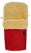 Kołdry i poduszki dla dzieci - Kaiser Natura śpiworek na nogi z futra jagnięcego  czerwony - miniaturka - grafika 1