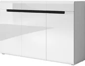 Komody - Helvetia Komoda HEKTOR 45 Biały + biały połysk 2498AJ45 - miniaturka - grafika 1