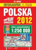 Atlasy i mapy - Polska. Auto nawigator 2012. Atlas samochodowy w skali 1:250 000 - Praca zbiorowa - miniaturka - grafika 1