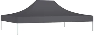 vidaXL Dach do namiotu imprezowego, 4,5 x 3 m, antracytowy, 270 g/m - Pawilony ogrodowe - miniaturka - grafika 2
