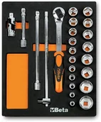 Klucze i nasadki - Beta WKŁAD PROFIL. NA ZESTAW NARZ. 2450/M83 2451/MV83 - miniaturka - grafika 1