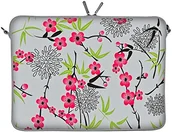 Torby na laptopy - DigitTrade LS104-11 Sakura Designer pokrowiec ochronny do laptopów i netbooków o przekątnej ekranu 29,5 cm (11,6 cala) szaro-różowy 4260111194418 - miniaturka - grafika 1