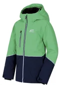 Kurtki narciarskie - Hannah kurtka narciarska dziecięca Anakin Jr 221 005 B4178 128 zielona - miniaturka - grafika 1