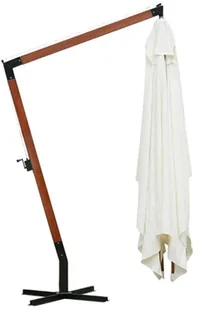 vidaXL vidaXL Parasol ogrodowy, 300x400cm, biały - Parasole ogrodowe - miniaturka - grafika 5