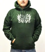 Bluzy męskie - XRAY bluza męska XRAY HOOLIGAN Green - miniaturka - grafika 1