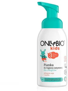 Bio PIANKA DO HIGIENY INTYMNEJ DLA CHŁOPCÓW OD 3 ROKU ŻYCIA ECO 300 ml - ONLY (BABY) - Kosmetyki kąpielowe dla dzieci - miniaturka - grafika 2
