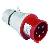 Osprzęt siłowy - TP Electric Wtyczka przenośna 5P 16A IP44 400V 7690 3105-301-1601 - miniaturka - grafika 1