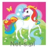 AMSCAN Serwetki 33 x 33 cm 20 sztuk Jednorożec 9902103 - Urodziny dziecka - miniaturka - grafika 2