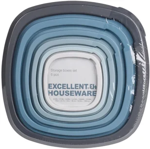 ZESTAW POJEMNIKÓW KUCHENNYCH 6EL. 122640 - Pojemniki kuchenne - miniaturka - grafika 2